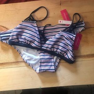 Red, white, and blue bikini